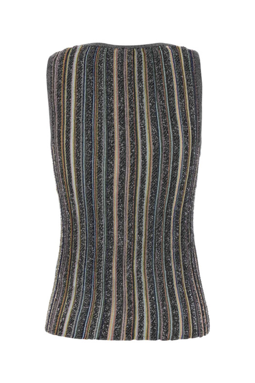 Embroidered viscose blend top MISSONI (DS26WK0CBK01KQ)