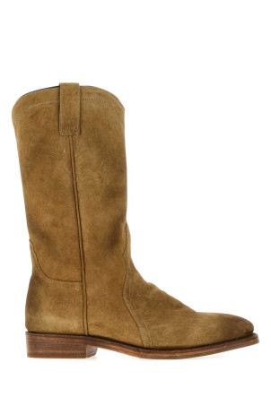 Camel suede Bruce boots JIL SANDER (J32WW0037P7892)
