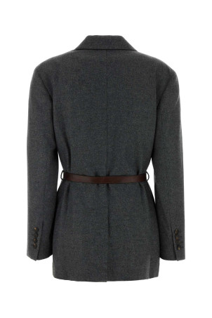 Dark grey wool blend blazer BRUNELLO CUCINELLI (MB1627645)