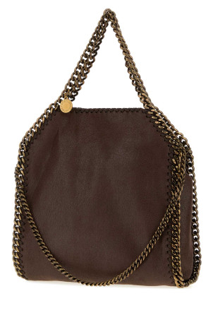 Chocolate shaggy deer mini Falabella handbag STELLA McCARTNEY (371223WP0735)