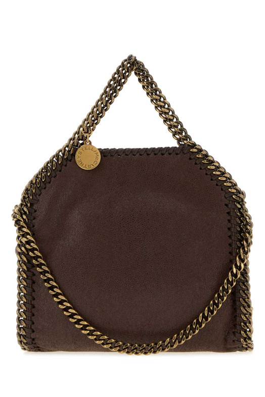 Маленька сумочка Falabella у вигляді кудлатого оленя кольору «шоколад» від STELLA McCARTNEY (391698WP0735)
