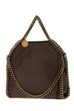 Chocolate shaggy deer tiny Falabella handbag STELLA McCARTNEY (391698WP0735)