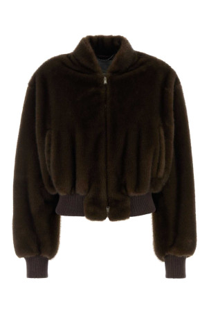 Brow eco fur bomber jacket STELLA McCARTNEY (6801643IU977)