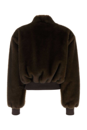 Brow eco fur bomber jacket STELLA McCARTNEY (6801643IU977)