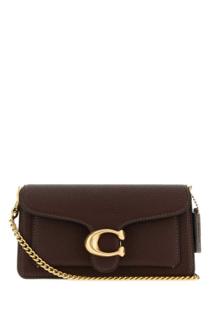 POLISHED PEBBLED LEATHER TABBY CHAIN CROSSBODY 19 COACH NEW YORK (CBF14)
