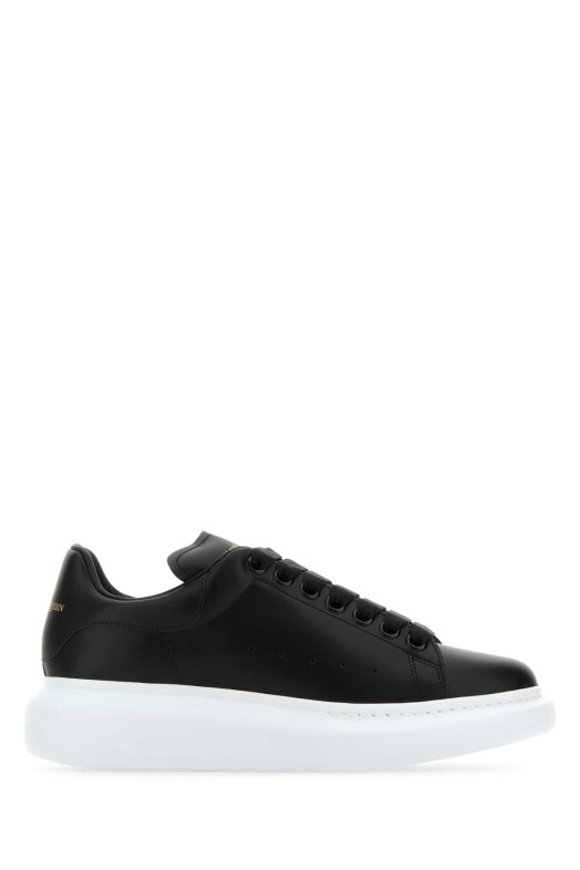 Чорні шкіряні кросівки Black ALEXANDER MCQUEEN (553770WHGP0)