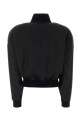 Чорна шовкова куртка-бомбер GUCCI (874134ZAU8G)