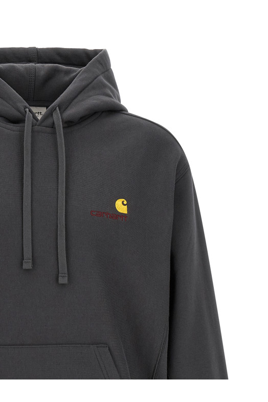 'American Script' hoodie Gray