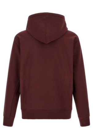 'American Script' hoodie Bordeaux