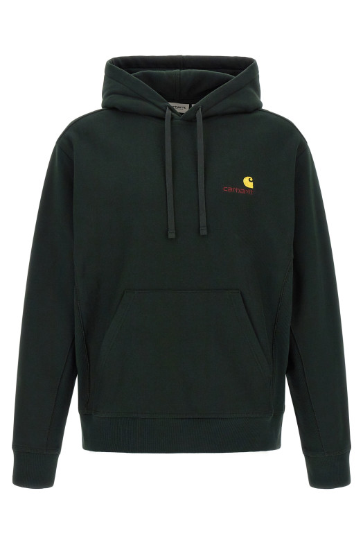 'American Script' hoodie Green