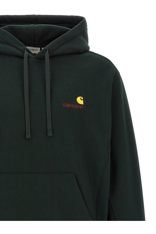 'American Script' hoodie Green