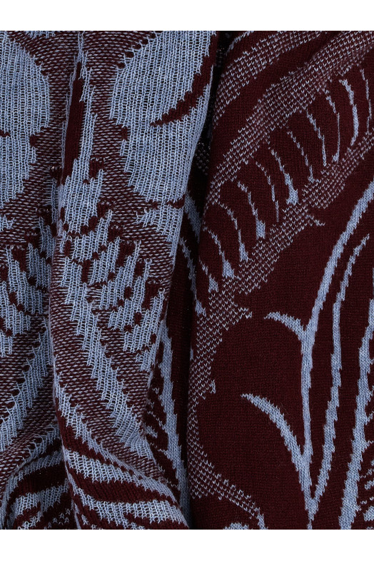 'Barocco' jacquard scarf Multicolor