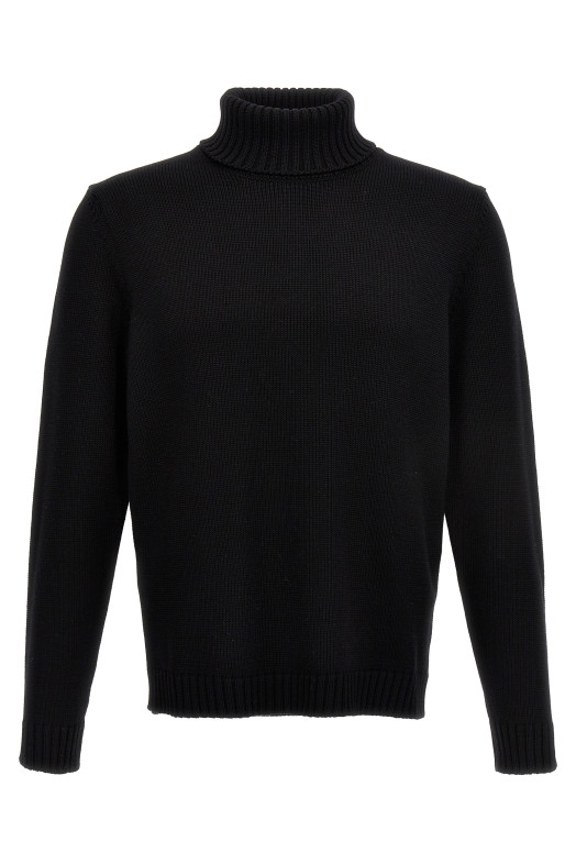 Turtle-Neck Sweater Black