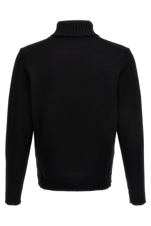 Turtle-Neck Sweater Black