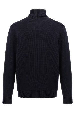 Turtle-Neck Sweater Blue