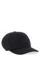Wool and cashmere hat Black