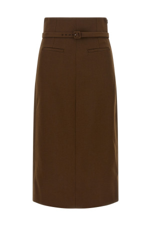 Спідниця-футляр, коричнева AMI PARIS FSK477WV02162221