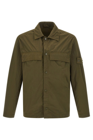 'Badge Stone Island Ghost' overshirt  Green