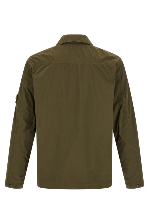 'Badge Stone Island Ghost' overshirt  Green