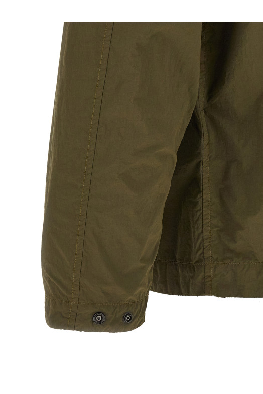'Badge Stone Island Ghost' overshirt  Green