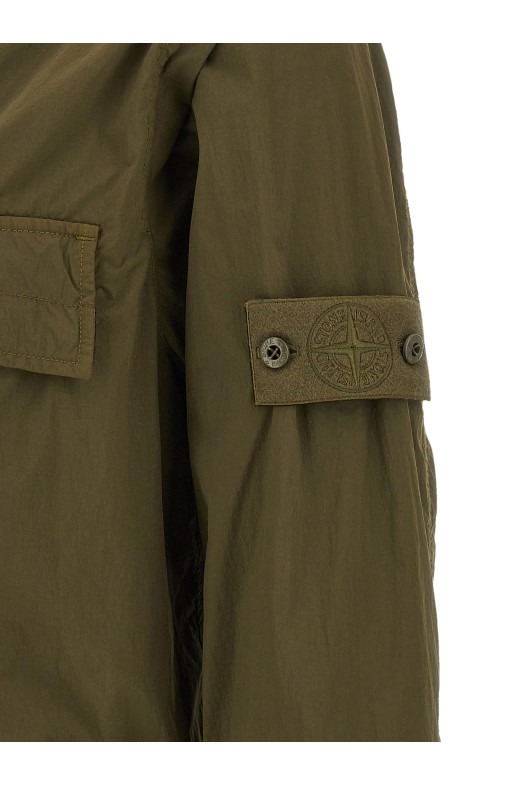 'Badge Stone Island Ghost' overshirt  Green