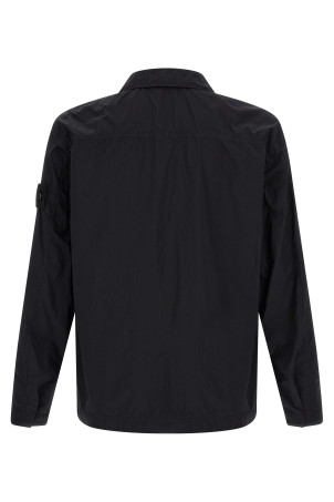'Badge Stone Island Ghost' overshirt  Black