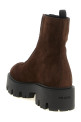 Ботинки на молнии, коричневые PRADA 1T328OF050054F0003