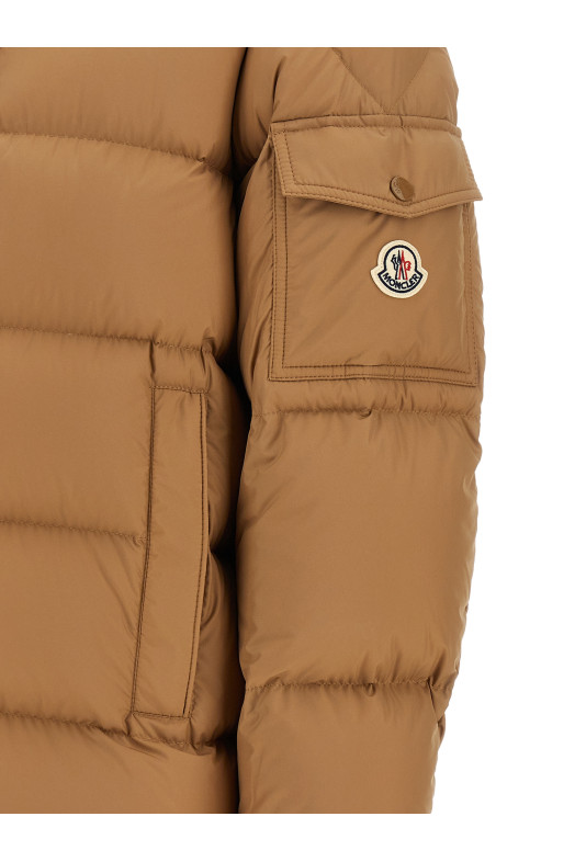 Пухова куртка «Moncler Maya 70», бежева L20931A0016254A81248
