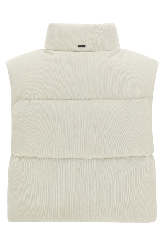 'Resort - Bright Corduroy' vest White