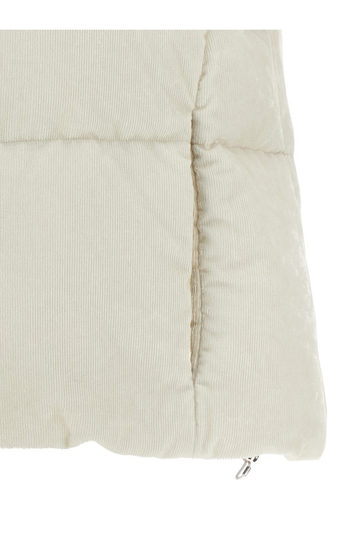 'Resort - Bright Corduroy' vest White