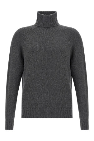 High neck sweater Gray