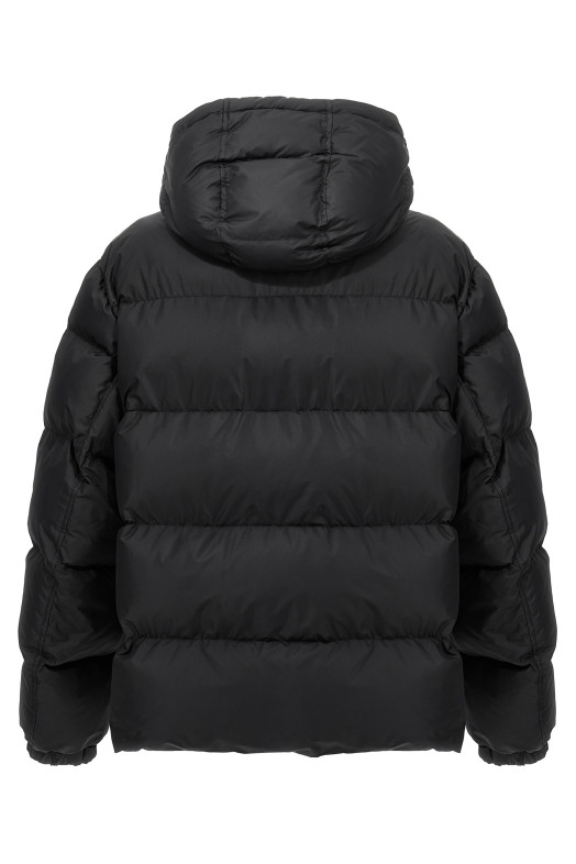Куртка-пуховик з логотипом, чорна DOLCE & GABBANA G9AOKTGG781N0000