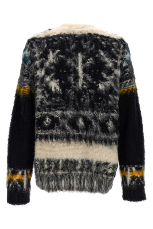 Свитер с узором, разноцветный SACAI 2403514M001