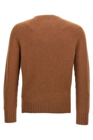 Crew-Neck Sweater Brown