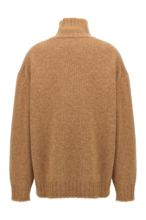 High neck sweater Beige