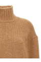 High neck sweater Beige