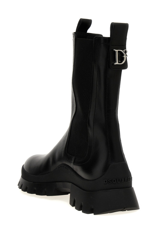 'D2 Statement' ankle boots Black
