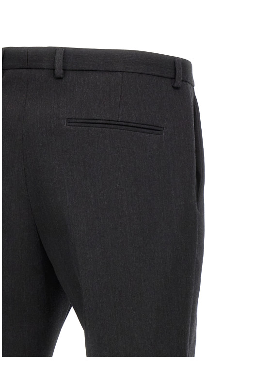 Шерстяні штани, сірі GUCCI 801192ZAQA91094