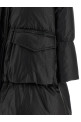 Scarf down jacket Black