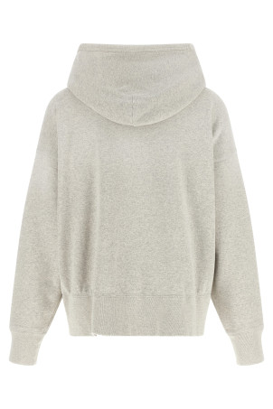Sweatshirt with jewel pin White
