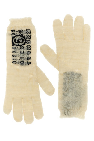 Рукавички «Numeric signature MM6», чорно-сірі S52TS0043M13135103