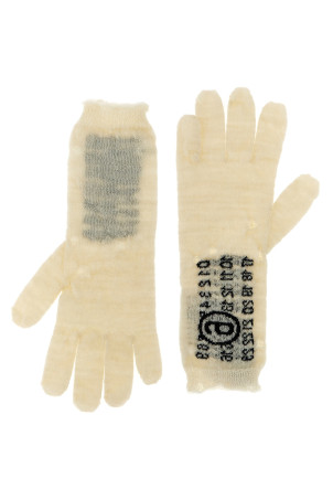 Рукавички «Numeric signature MM6», чорно-сірі S52TS0043M13135103