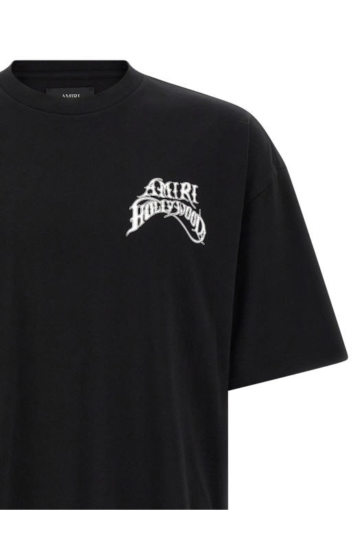 T-shirt with 'Hollywood LJ Skate' logo Black