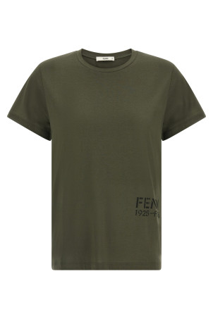 T-shirt with 'Stencil' print Green