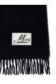 Logo patch scarf Blue
