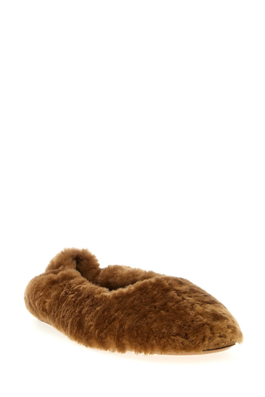 Хутряні балетки, коричневі DRIES VAN NOTEN  WS2421378712