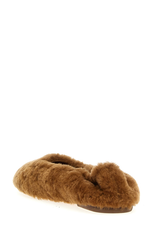 Хутряні балетки, коричневі DRIES VAN NOTEN  WS2421378712