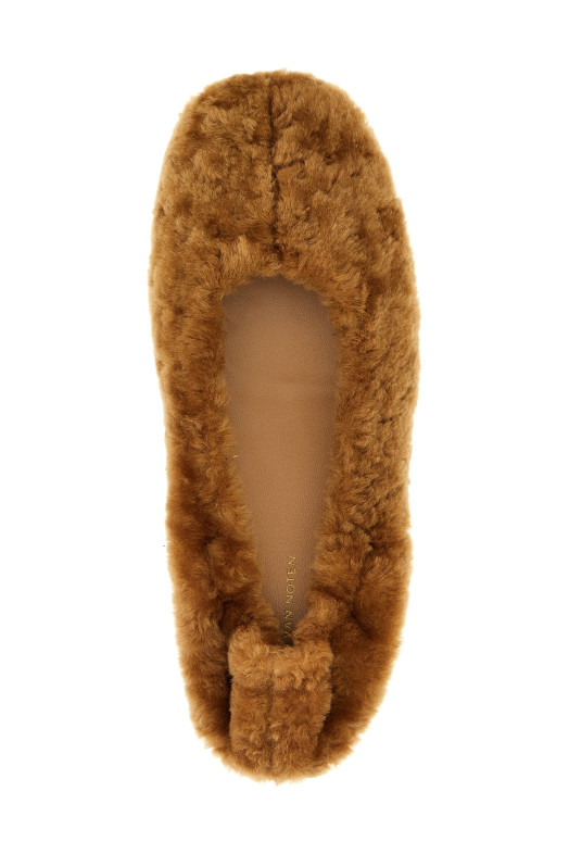 Хутряні балетки, коричневі DRIES VAN NOTEN  WS2421378712