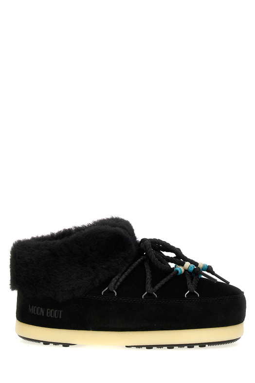 Ботильоны «Mule suede beads», черные 80D1470040NN13
