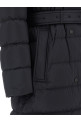 Padded trench coat Black